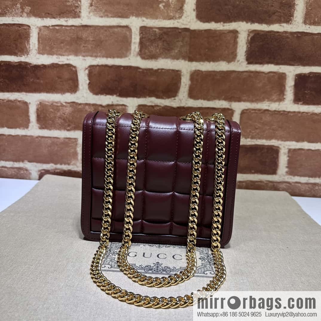 Gucci Deco mini backpack 741457 burgundy