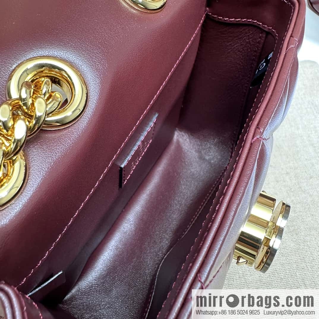 Gucci Deco mini backpack 741457 burgundy