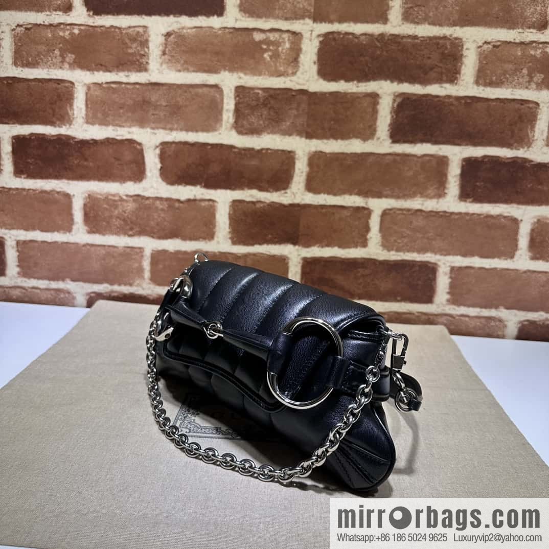 Gucci Horsebit Chain small shoulder backpack 764339 gr leather