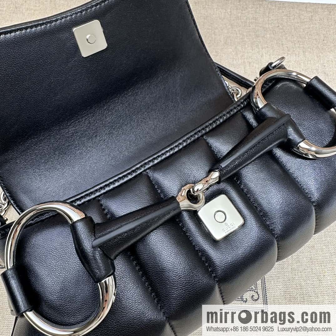 Gucci Horsebit Chain small shoulder backpack 764339 gr leather