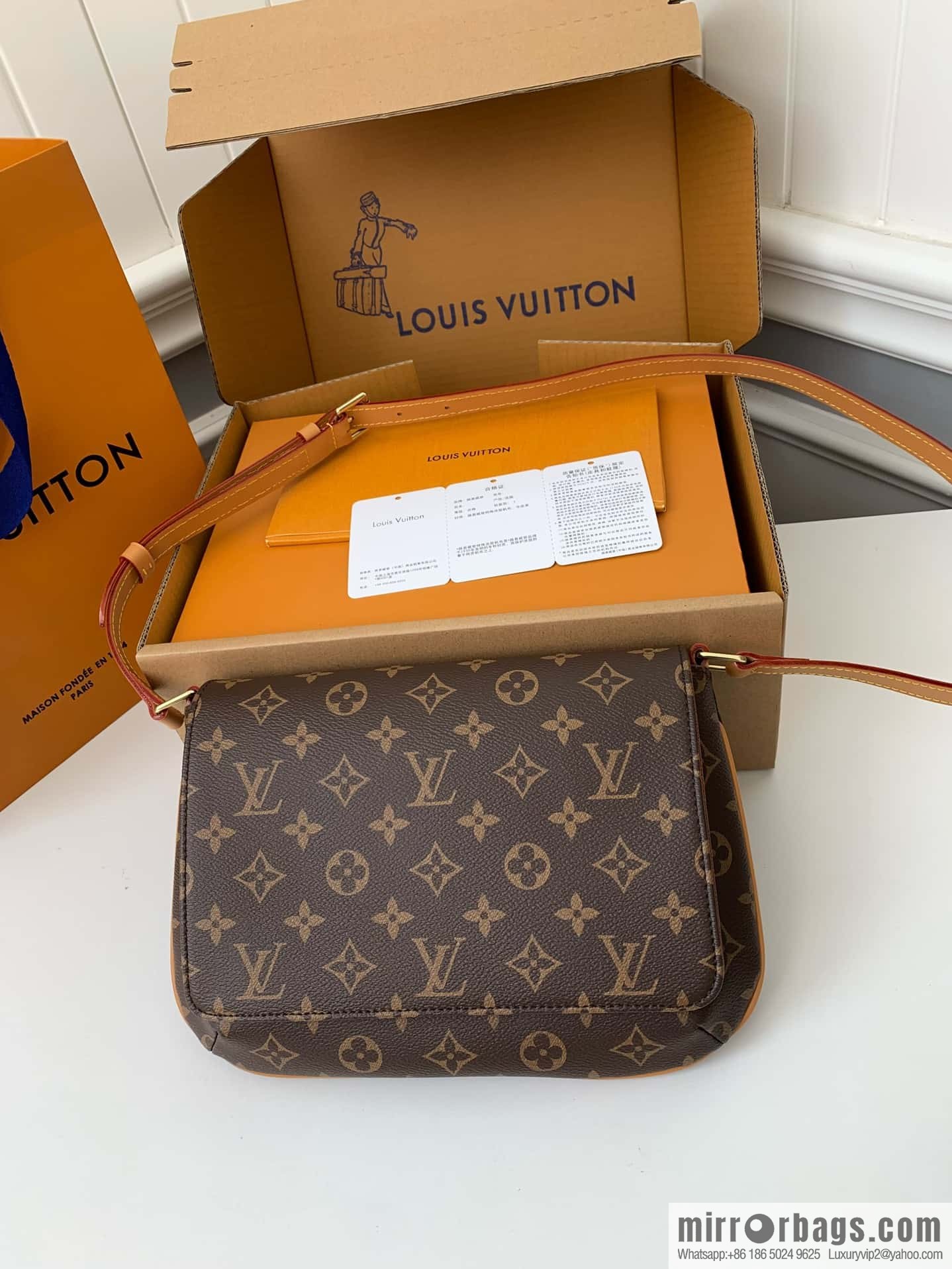 LV M51257 Musette Tango Medieval Wang Fei Bag