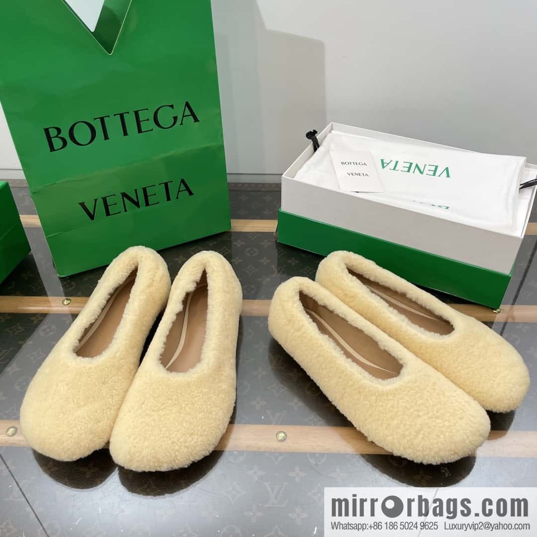 Bottega Veneta wool ballet shoes