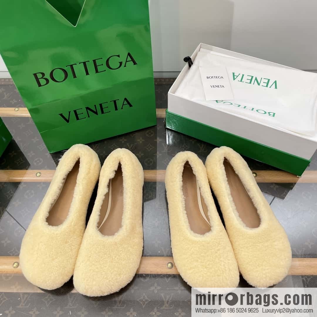 Bottega Veneta wool ballet shoes