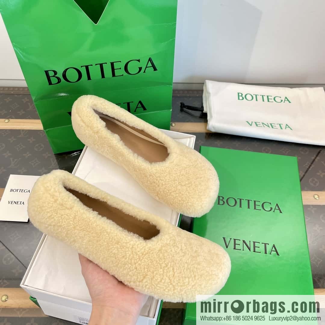 Bottega Veneta wool ballet shoes