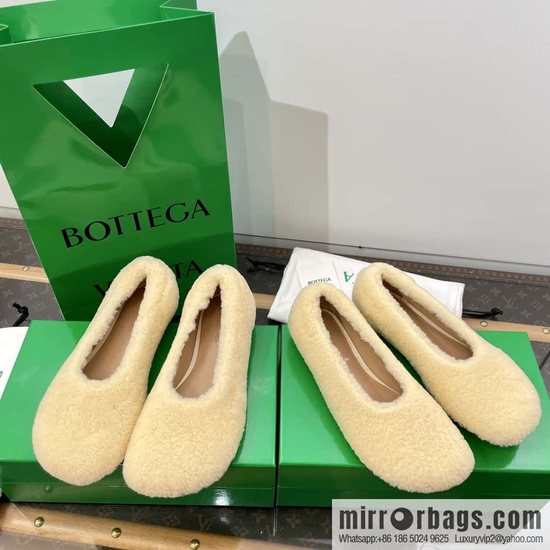 Bottega Veneta wool ballet shoes