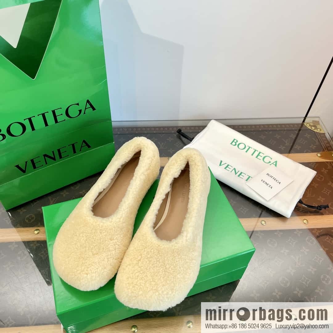Bottega Veneta wool ballet shoes
