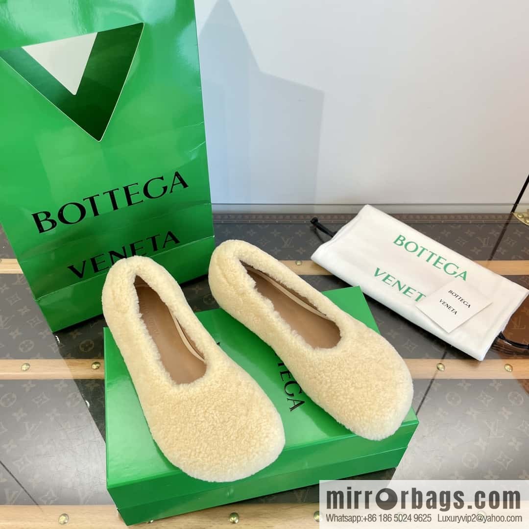 Bottega Veneta wool ballet shoes