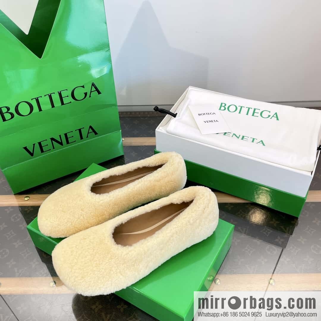 Bottega Veneta wool ballet shoes
