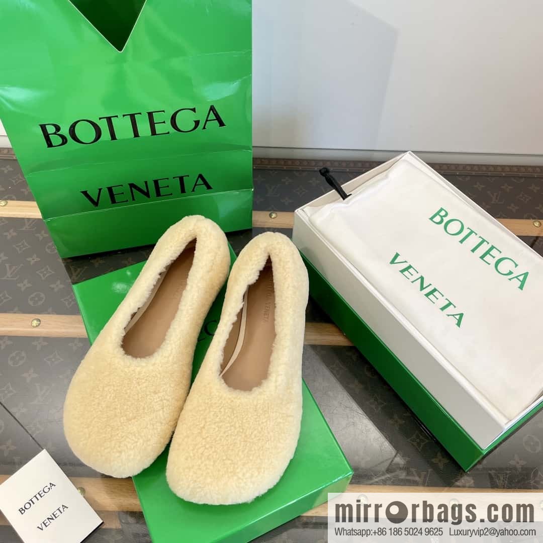 Bottega Veneta wool ballet shoes