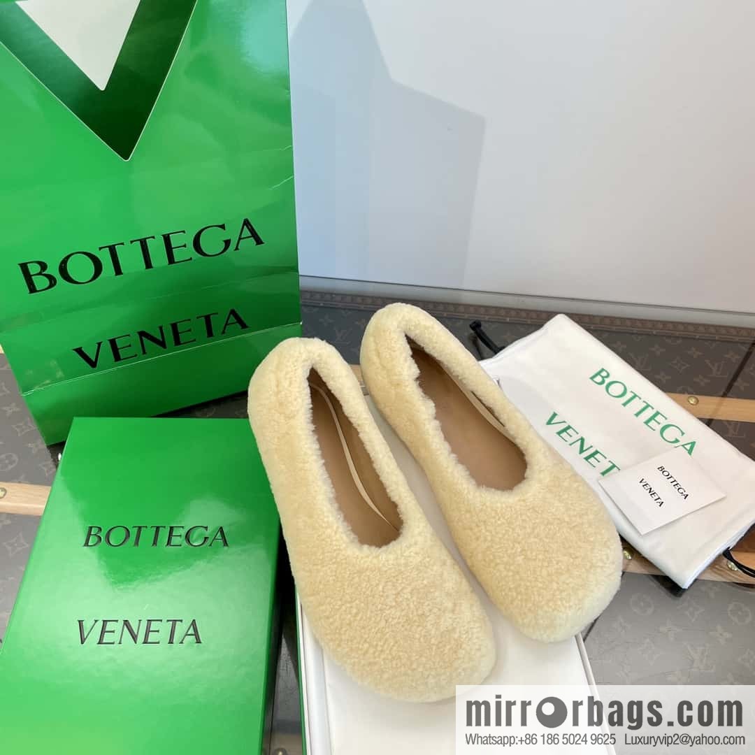 Bottega Veneta wool ballet shoes