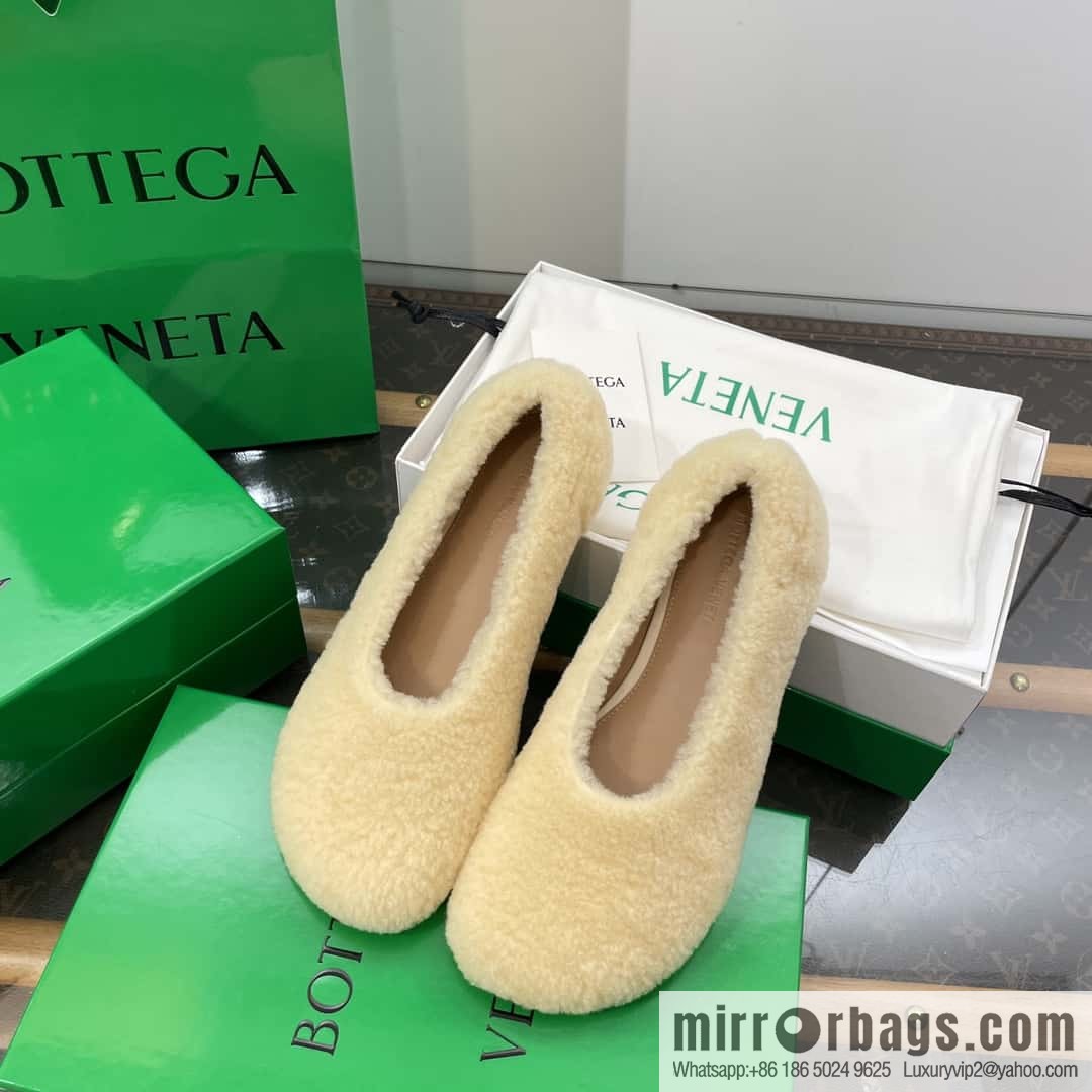 Bottega Veneta wool ballet shoes