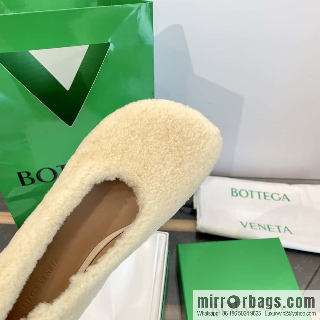 Bottega Veneta wool ballet shoes