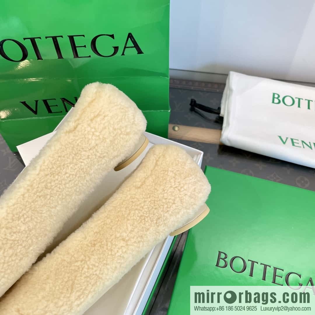 Bottega Veneta wool ballet shoes