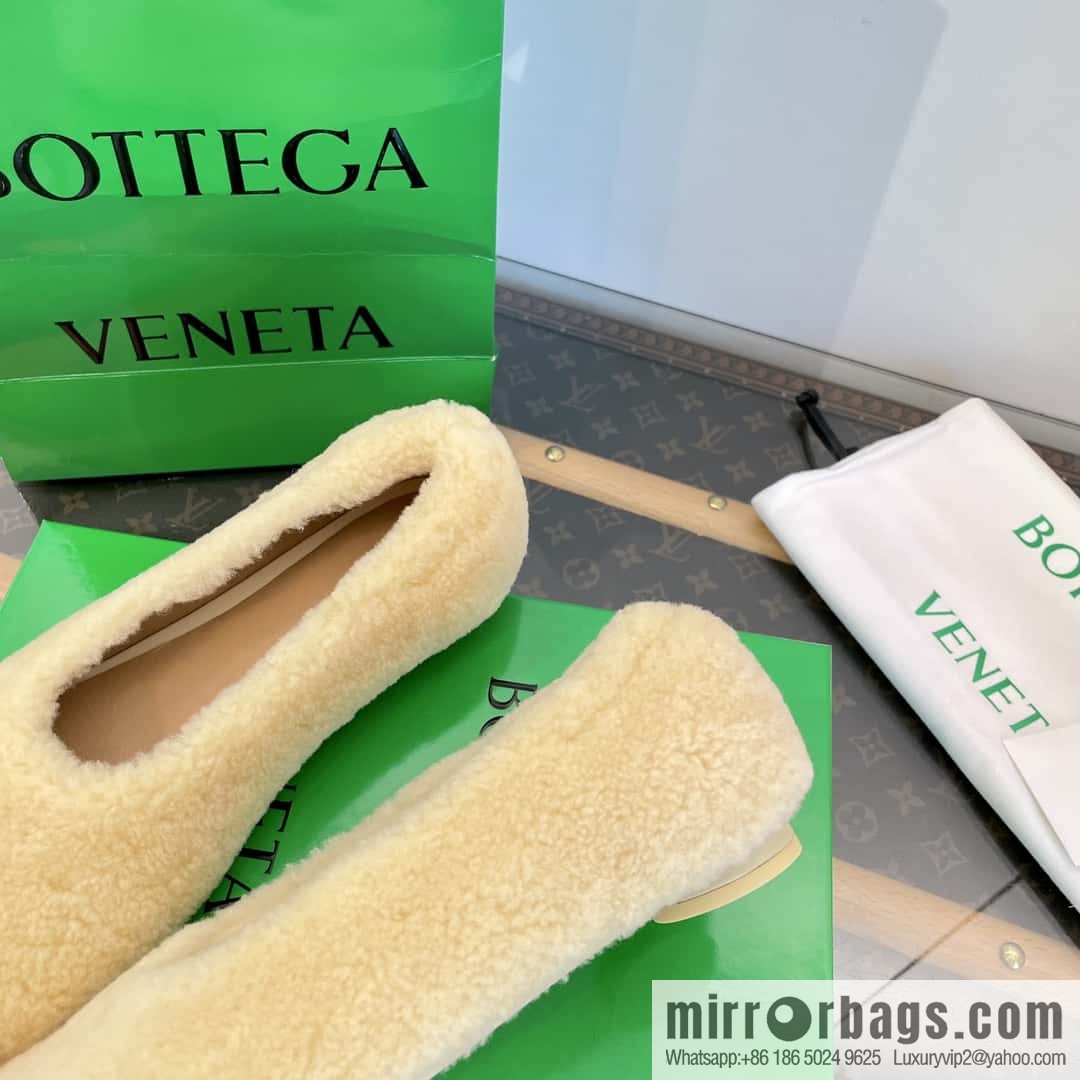 Bottega Veneta wool ballet shoes