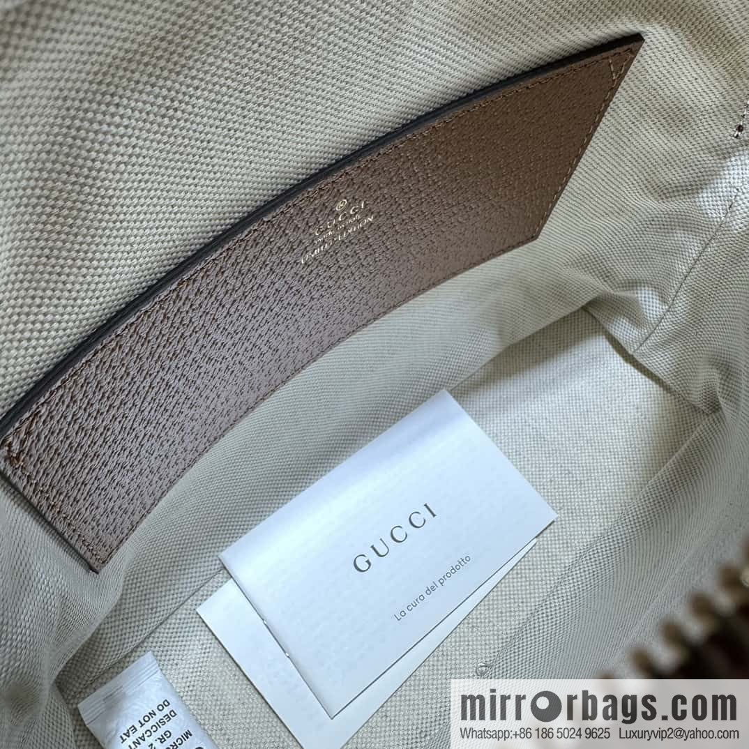 GUCCI Gucci Ophidia series small shoulder backpack 499621 large G blue cloth