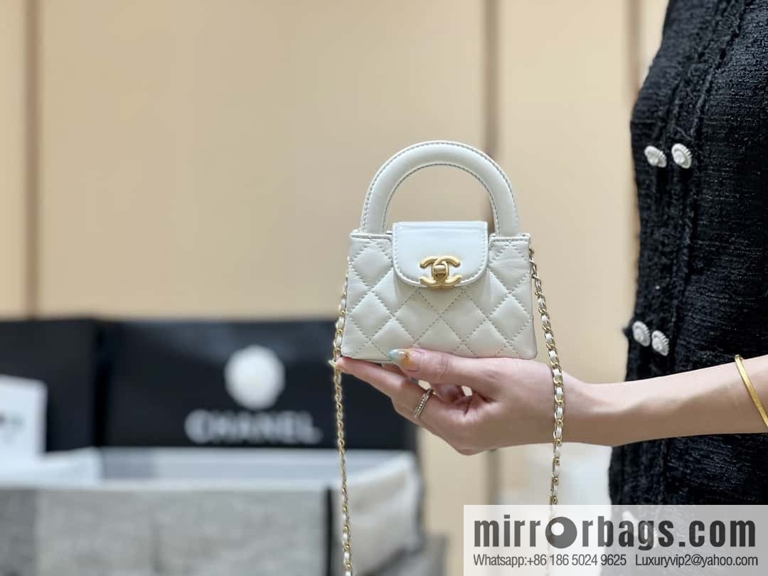 CHANEL 23K autumn and winter series mini Kelly bag AP3435 white