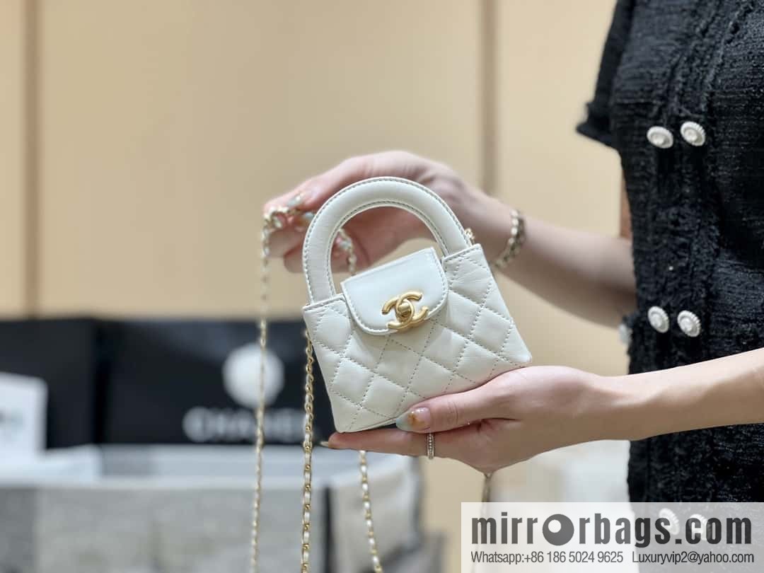 CHANEL 23K autumn and winter series mini Kelly bag AP3435 white