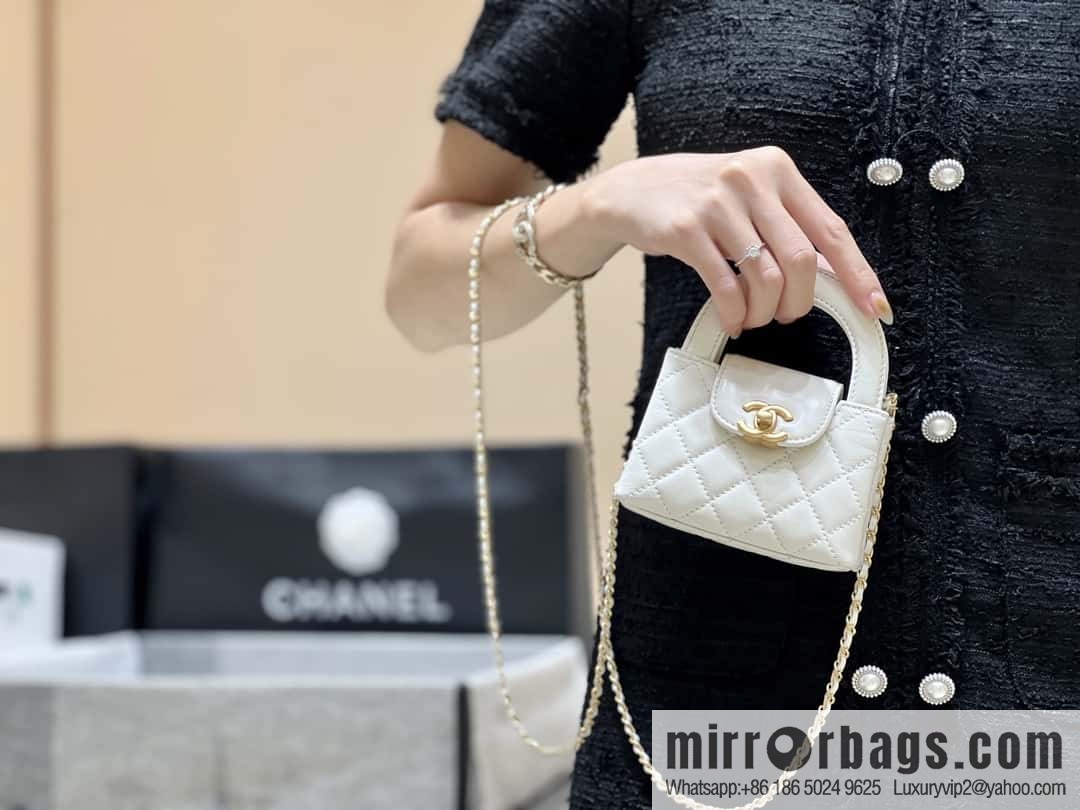 CHANEL 23K autumn and winter series mini Kelly bag AP3435 white