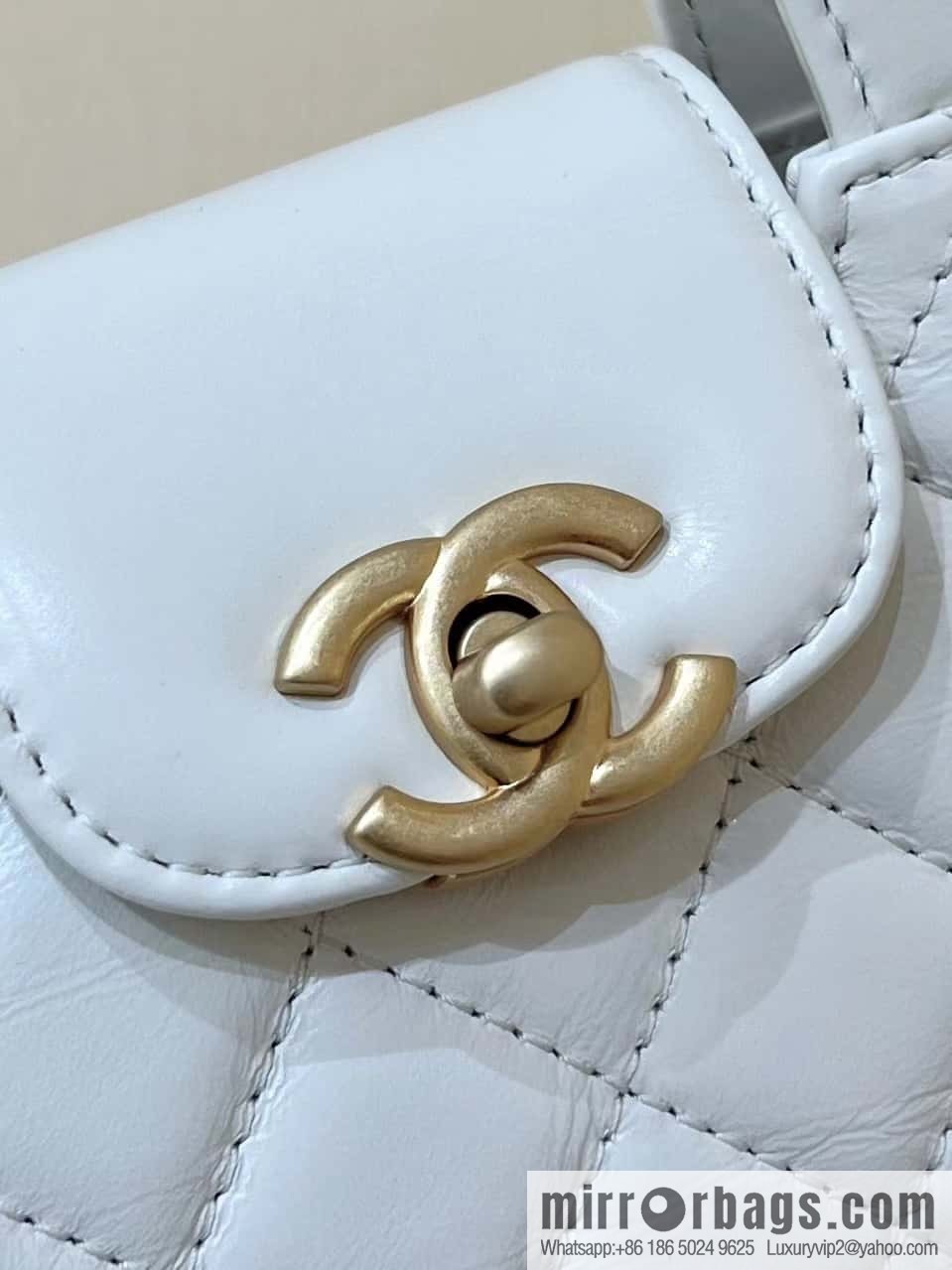 CHANEL 23K autumn and winter series mini Kelly bag AP3435 white