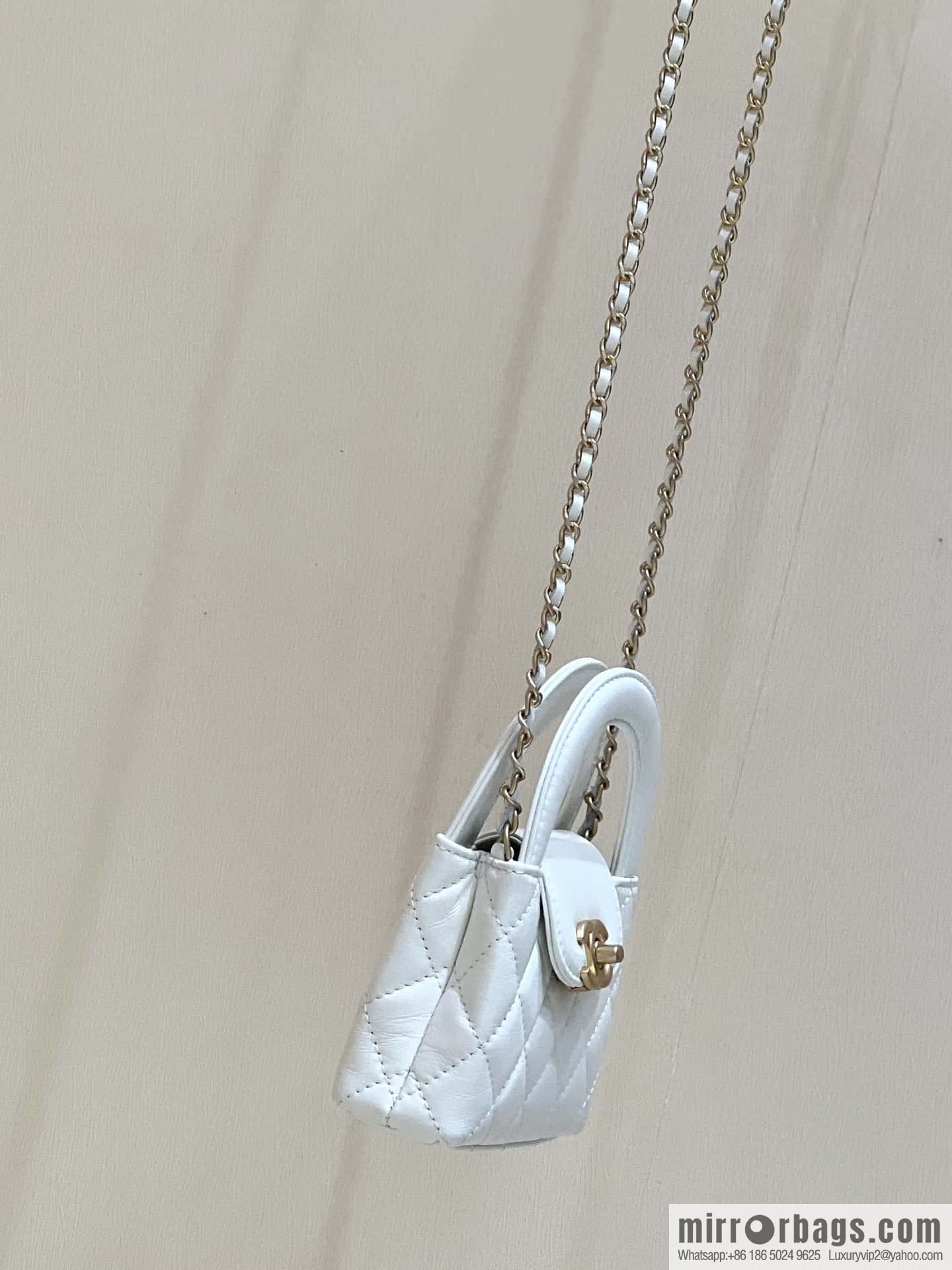 CHANEL 23K autumn and winter series mini Kelly bag AP3435 white