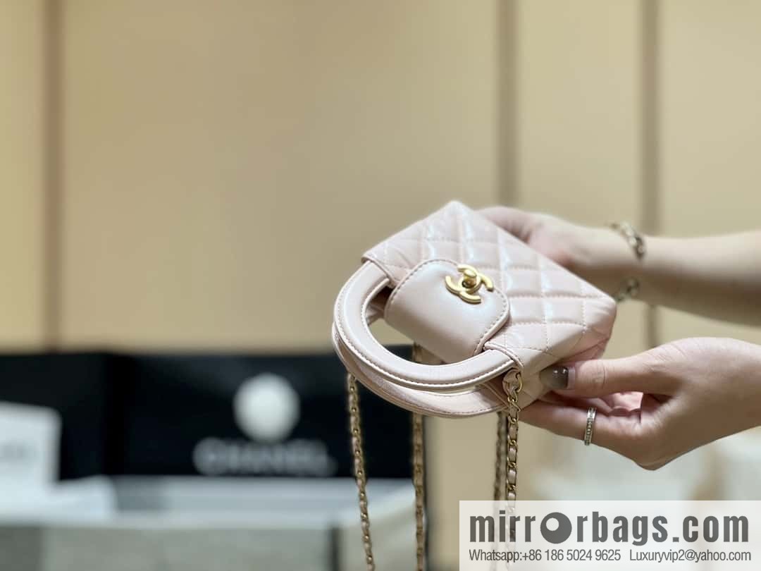 CHANEL 23K autumn and winter series mini Kelly bag AP3435 pink