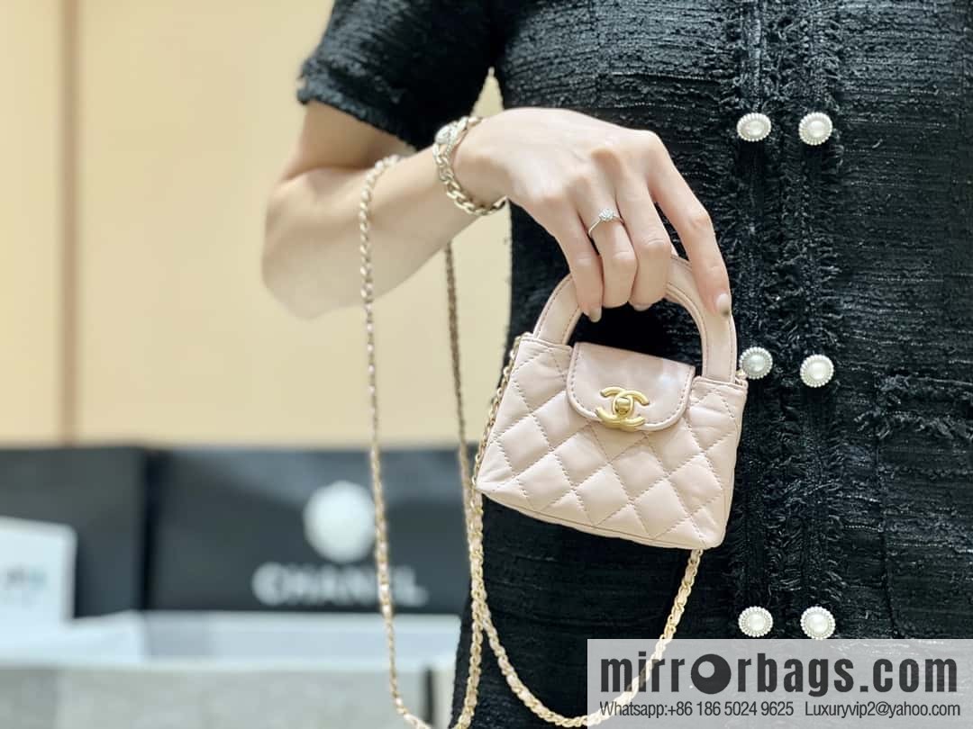 CHANEL 23K autumn and winter series mini Kelly bag AP3435 pink