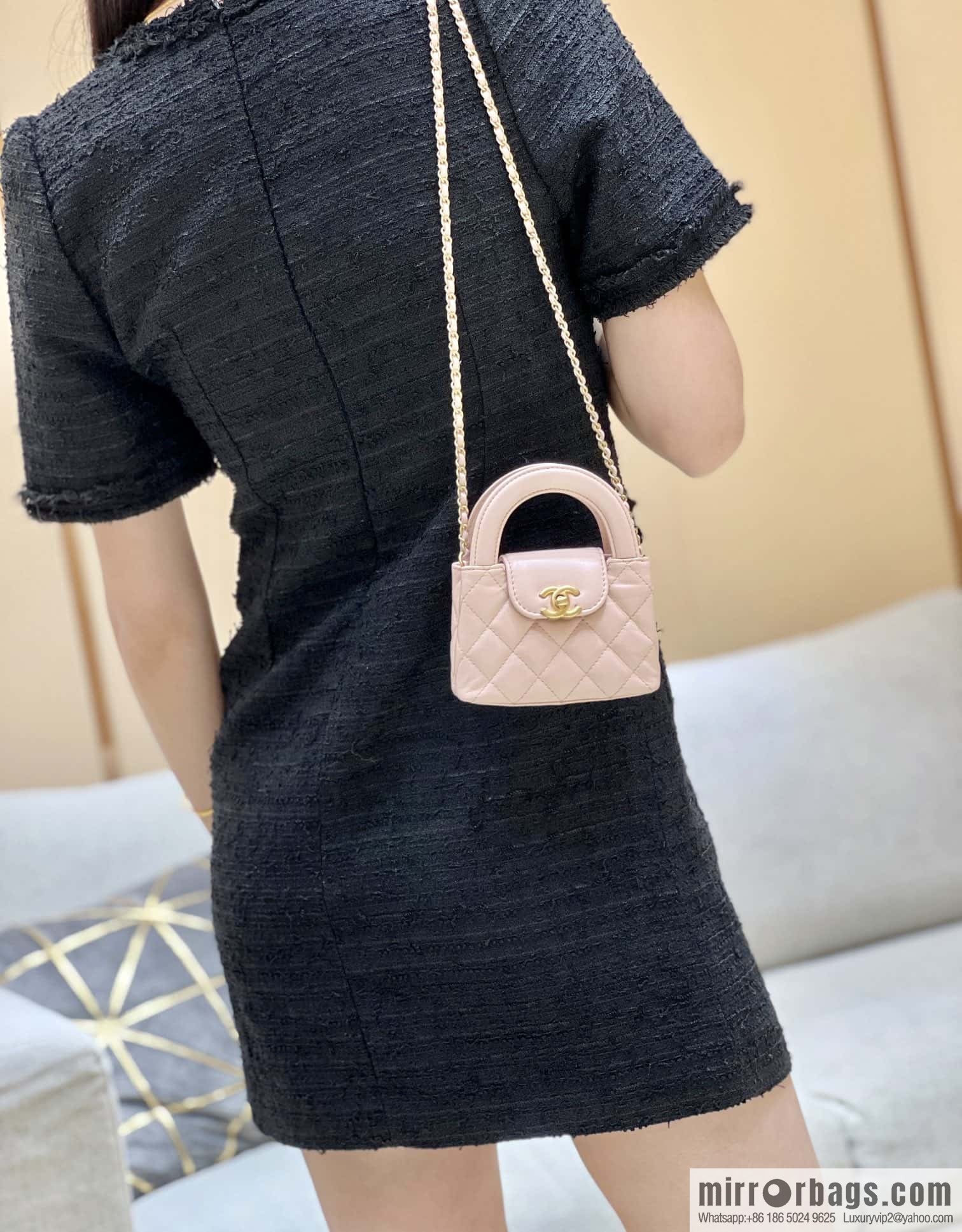 CHANEL 23K autumn and winter series mini Kelly bag AP3435 pink