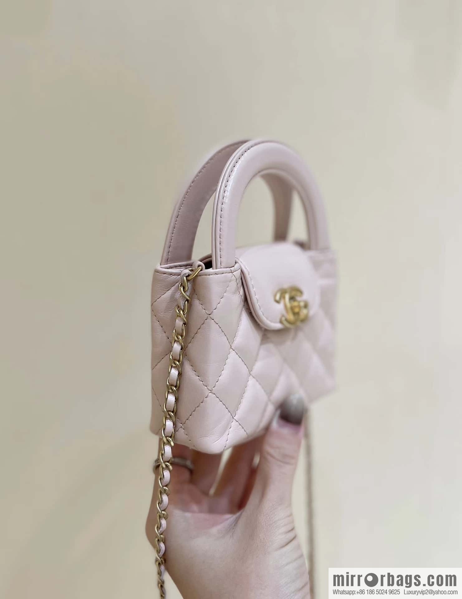 CHANEL 23K autumn and winter series mini Kelly bag AP3435 pink