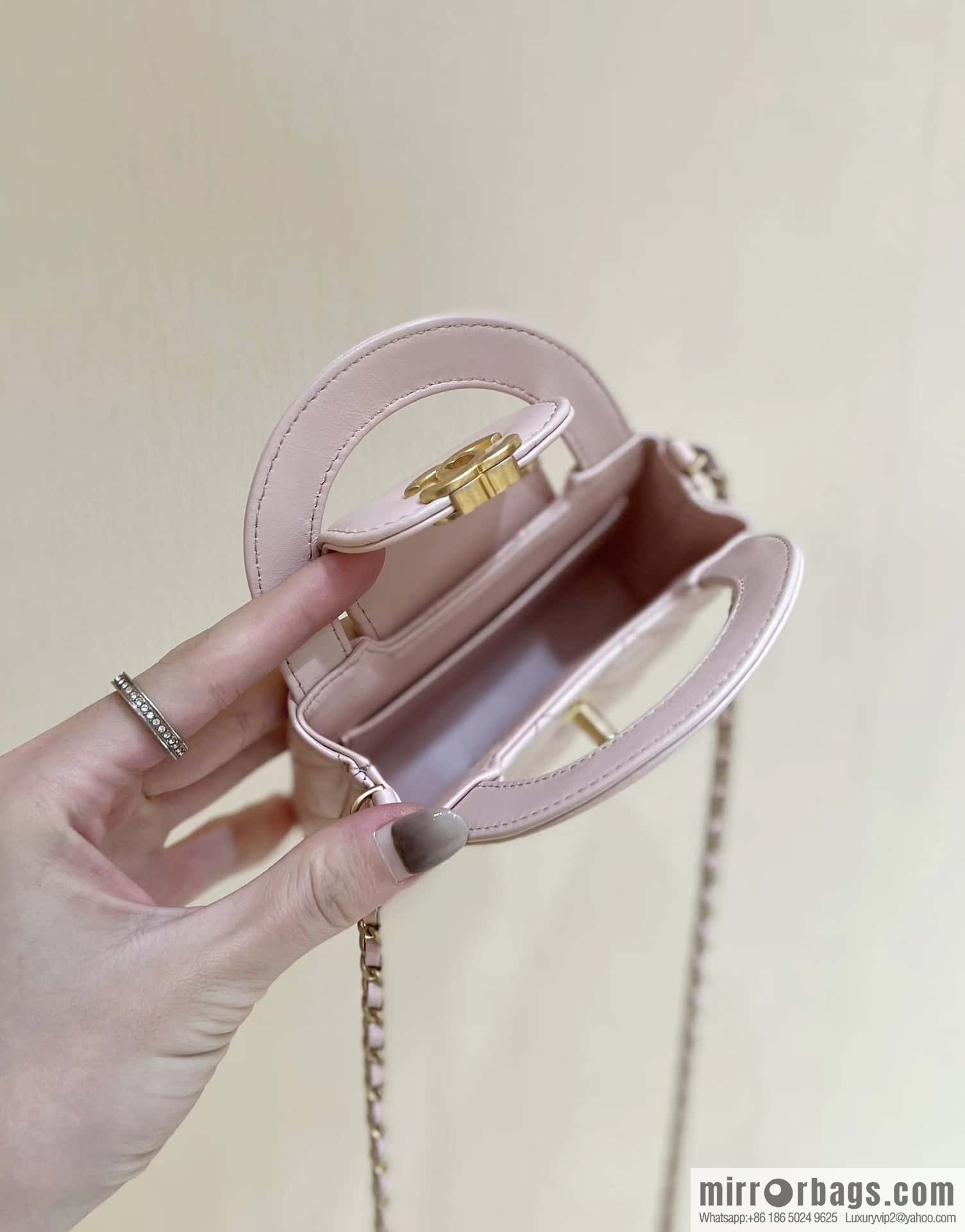 CHANEL 23K autumn and winter series mini Kelly bag AP3435 pink