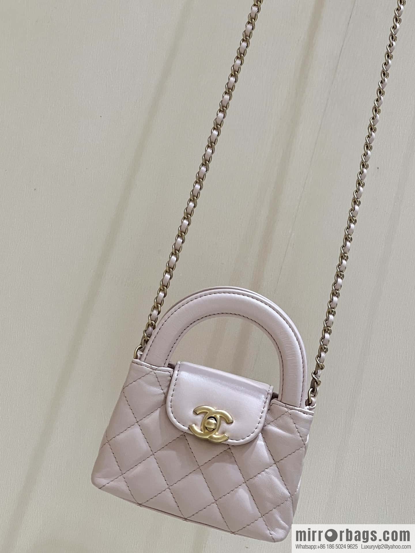 CHANEL 23K autumn and winter series mini Kelly bag AP3435 pink