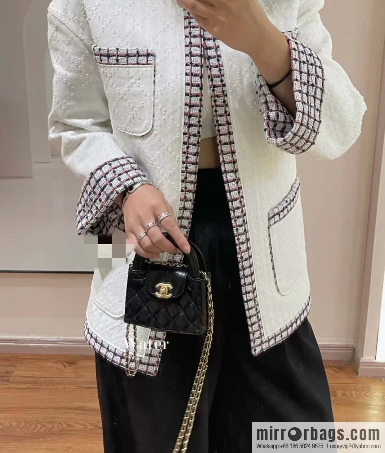 CHANEL 23K autumn and winter series mini Kelly bag AP3435 black