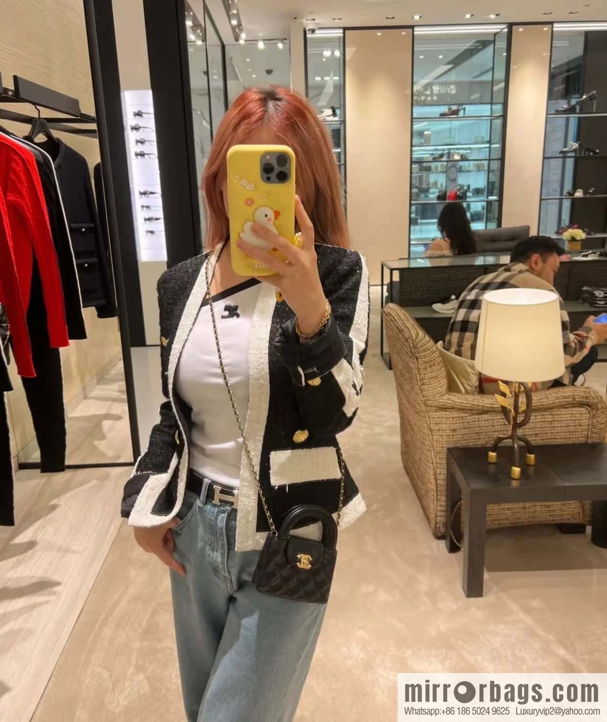 CHANEL 23K autumn and winter series mini Kelly bag AP3435 black