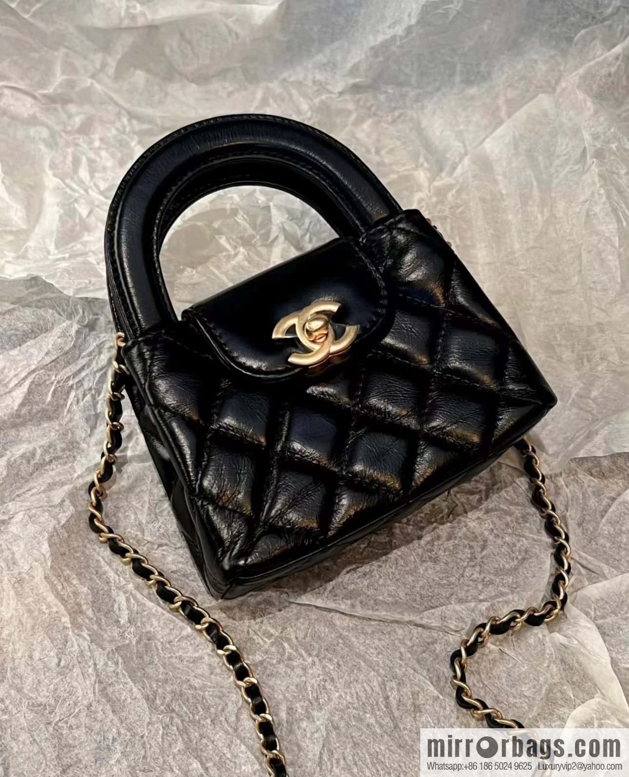CHANEL 23K autumn and winter series mini Kelly bag AP3435 black