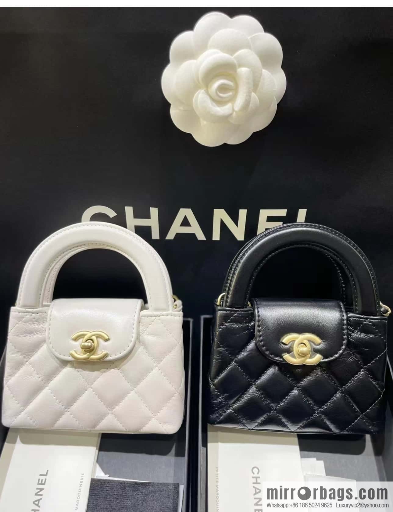 CHANEL 23K autumn and winter series mini Kelly bag AP3435 black