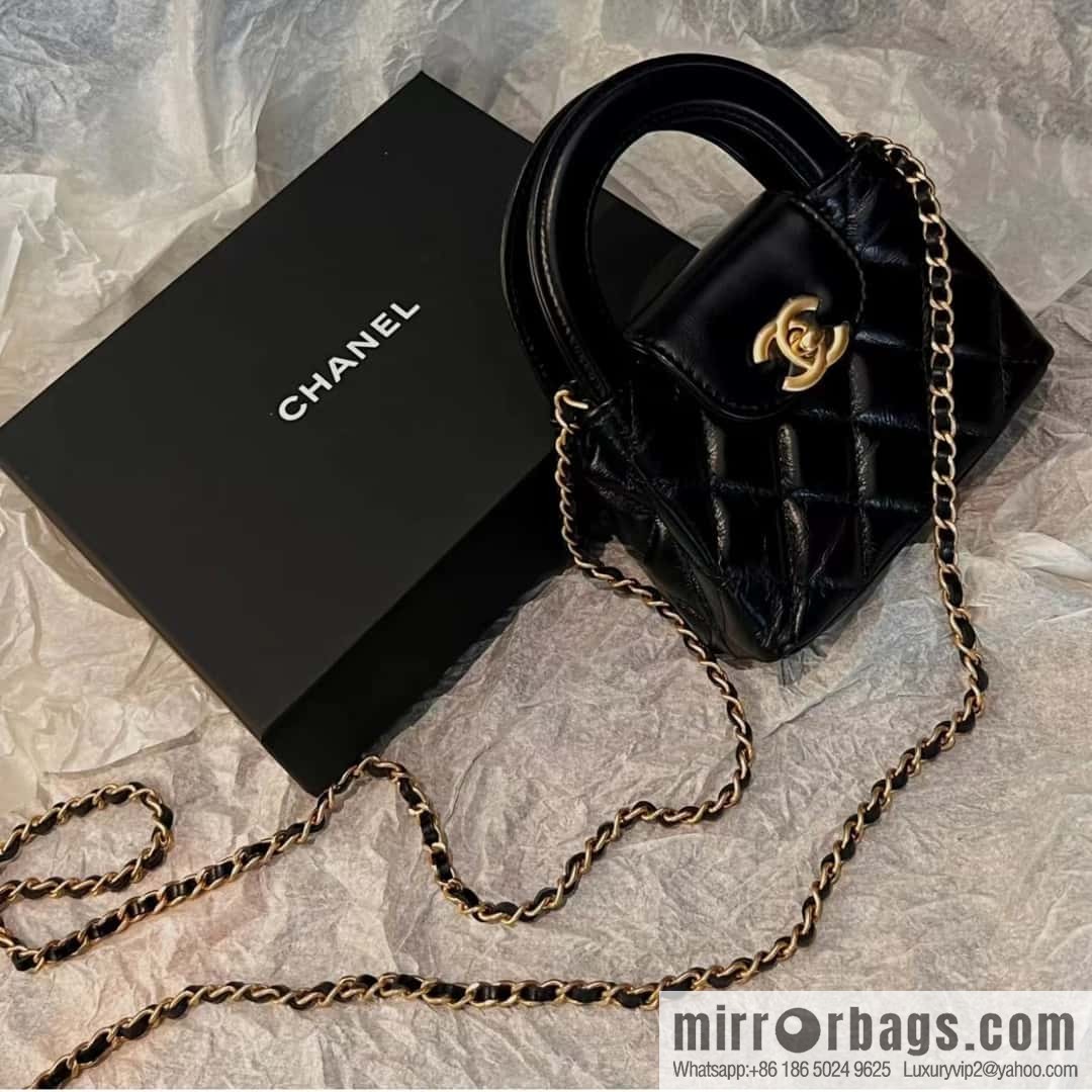 CHANEL 23K autumn and winter series mini Kelly bag AP3435 black
