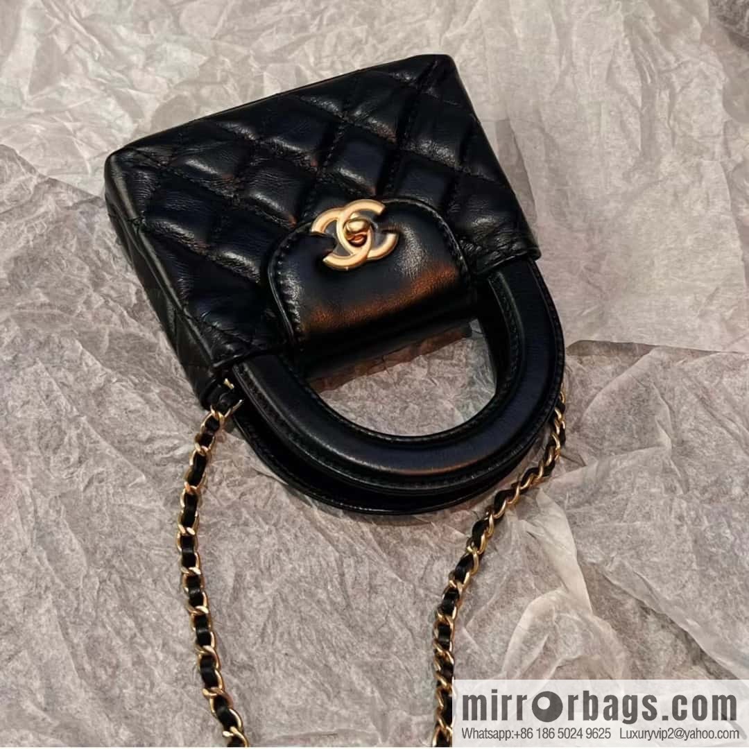 CHANEL 23K autumn and winter series mini Kelly bag AP3435 black