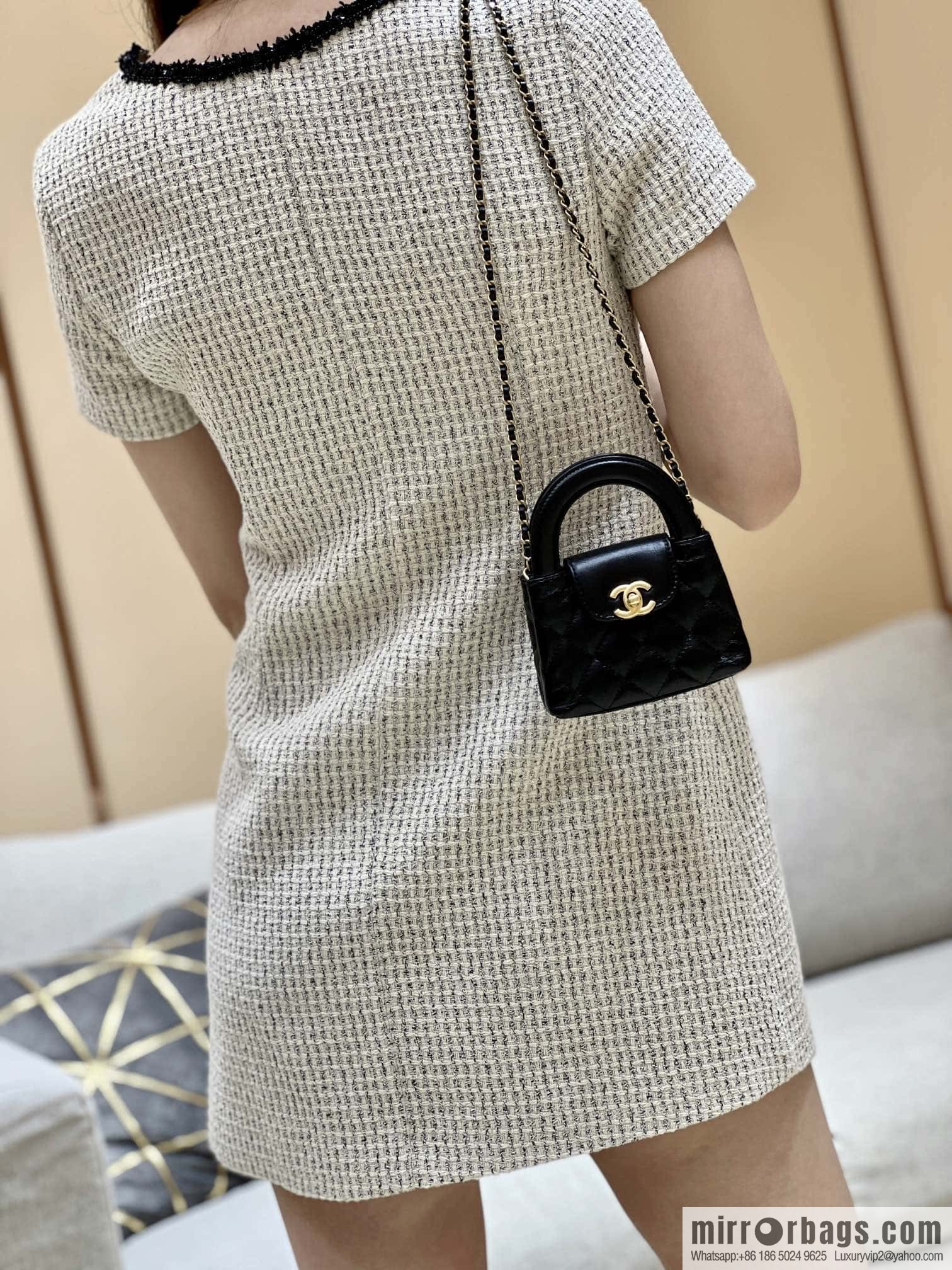 CHANEL 23K autumn and winter series mini Kelly bag AP3435 black