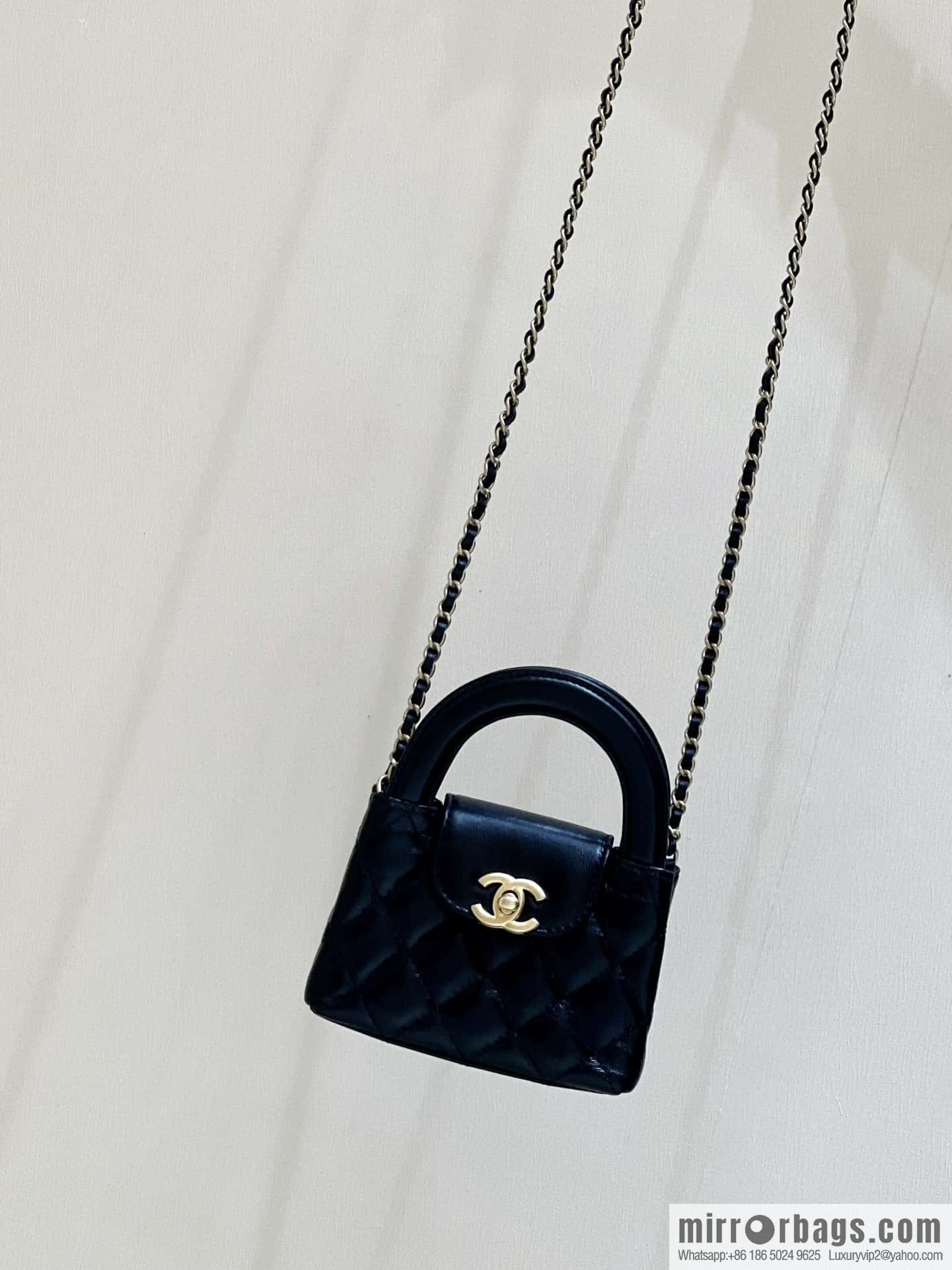 CHANEL 23K autumn and winter series mini Kelly bag AP3435 black