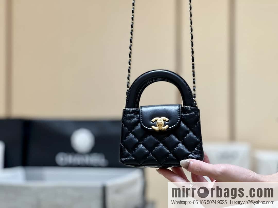 CHANEL 23K autumn and winter series mini Kelly bag AP3435 black