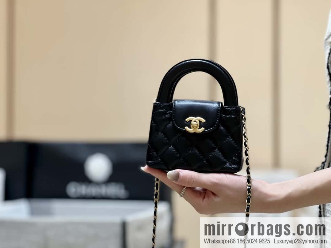 CHANEL 23K autumn and winter series mini Kelly bag AP3435 black