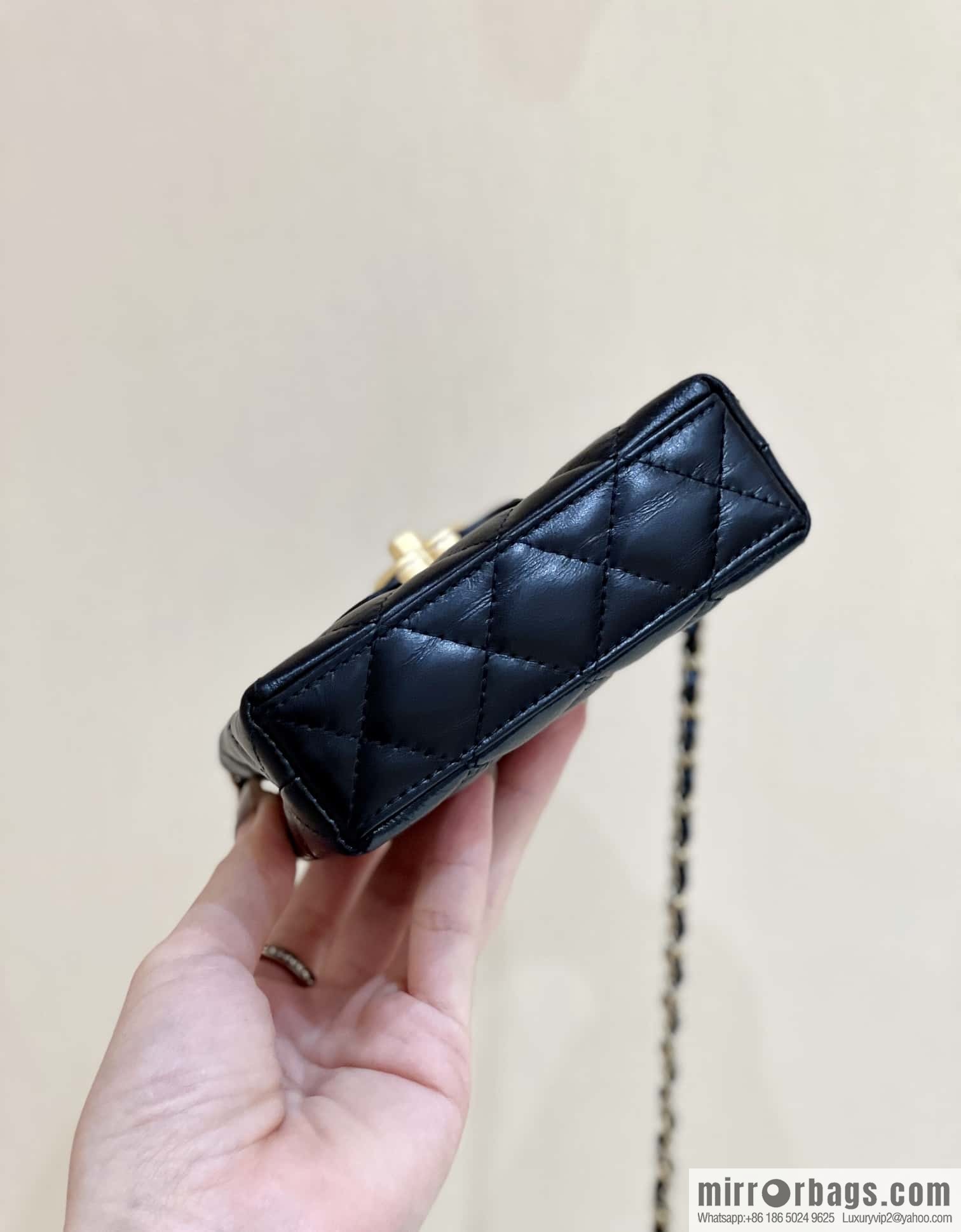 CHANEL 23K autumn and winter series mini Kelly bag AP3435 black