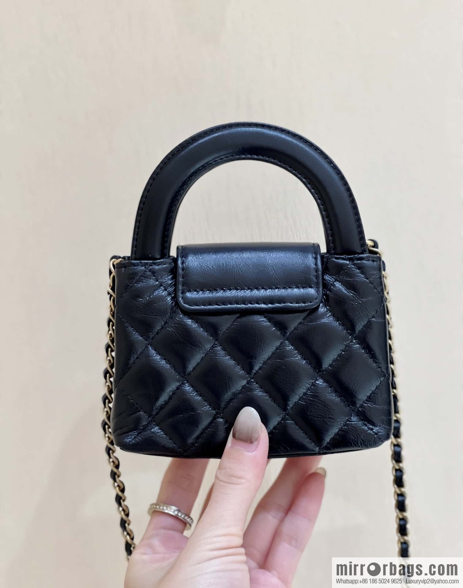 CHANEL 23K autumn and winter series mini Kelly bag AP3435 black