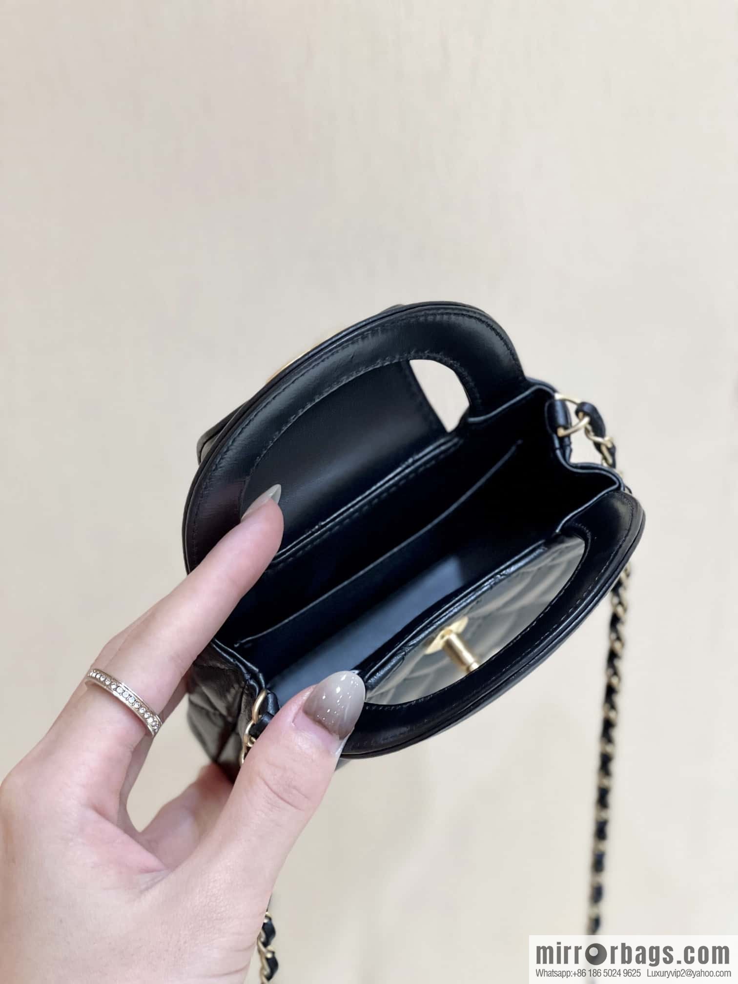 CHANEL 23K autumn and winter series mini Kelly bag AP3435 black