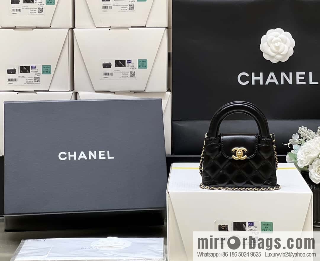 CHANEL 23K autumn and winter series mini Kelly bag AP3435 black