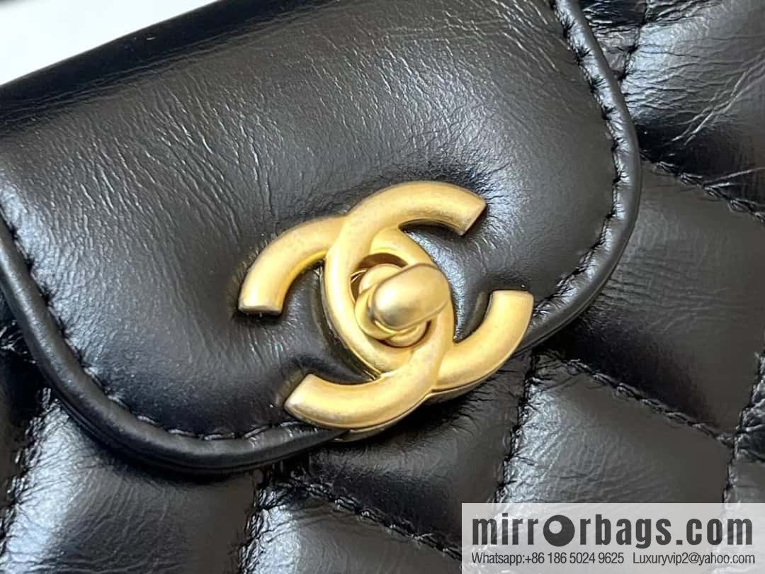 CHANEL 23K autumn and winter series mini Kelly bag AP3435 black