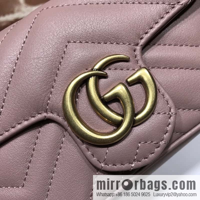 GUCCI Gucci GG Marmont series super mini handbag 476433 naked powder