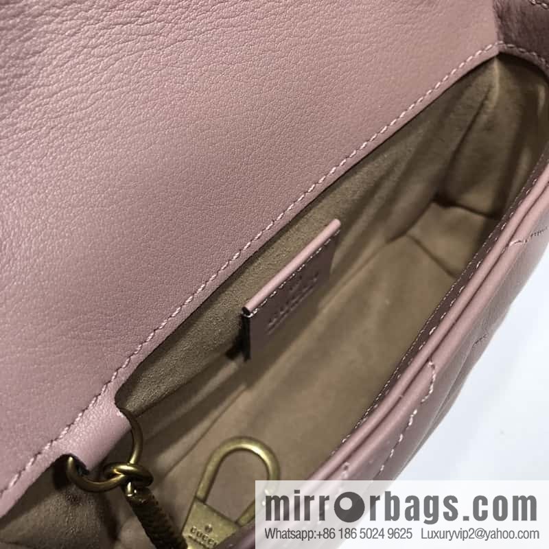 GUCCI Gucci GG Marmont series super mini handbag 476433 naked powder