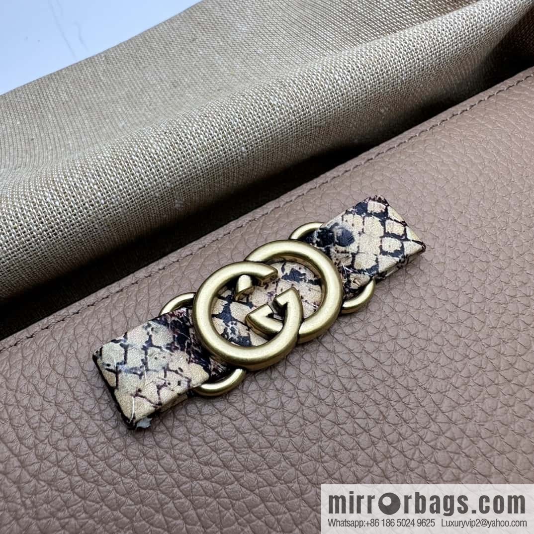 GUCCI Gucci 23 autumn and winter, women's wallet 750458 rose beige