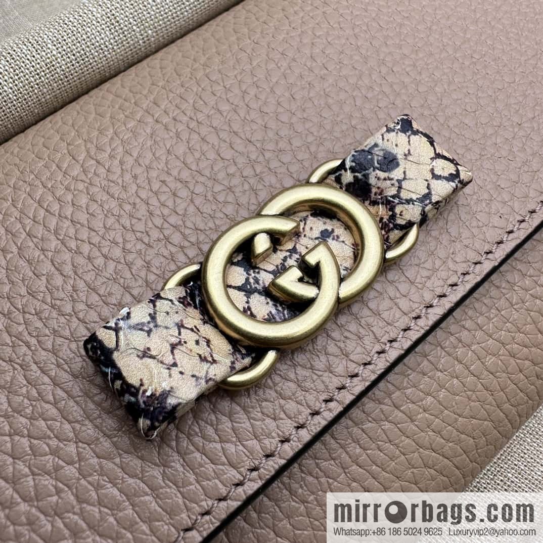 GUCCI Gucci 23 autumn and winter, women's wallet 750461 rose beige