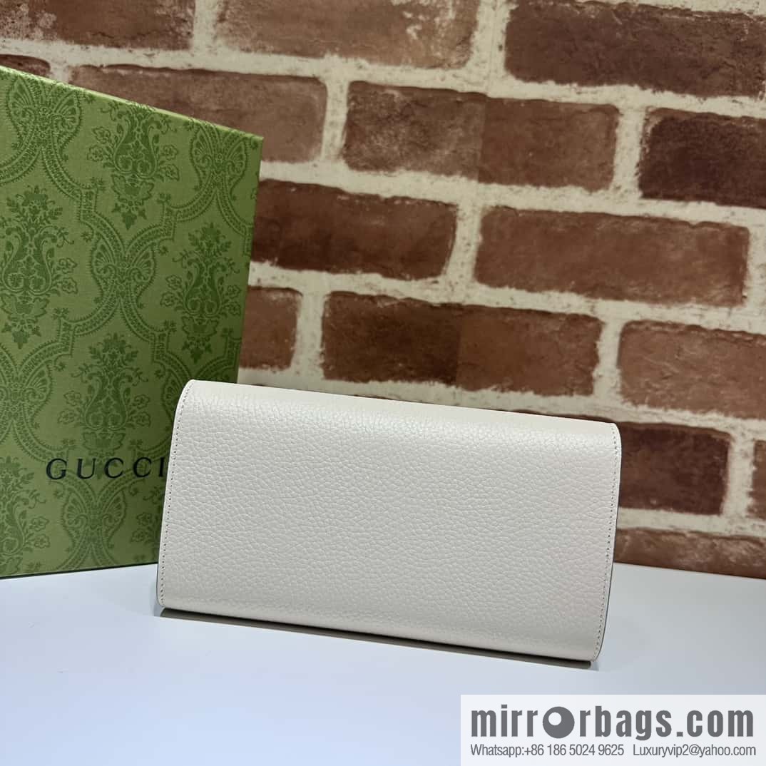 GUCCI Gucci 23 autumn and winter, women's wallet 750461 beige
